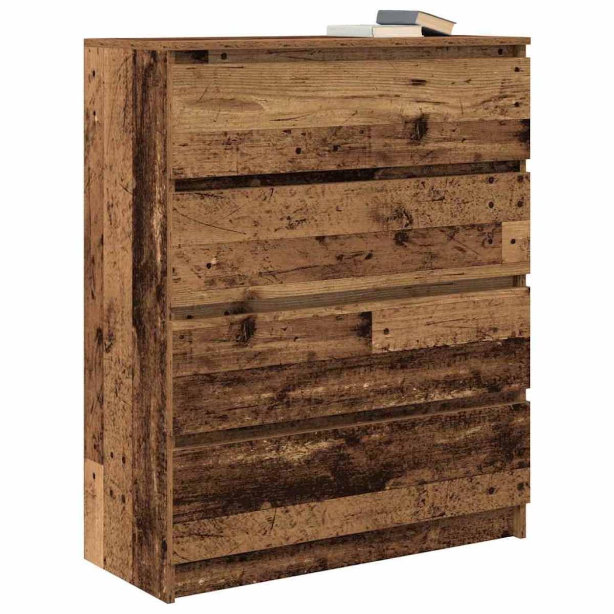 vidaXL Sideboard Παλιό ξύλο 80x35x99 cm Ξύλο μηχανής