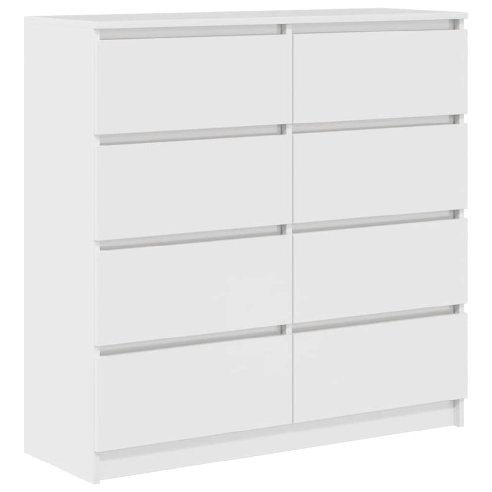 vidaXL Ντουλάπι Λευκό 100x35x99 εκ. Επεξεργασμένο Ξύλο