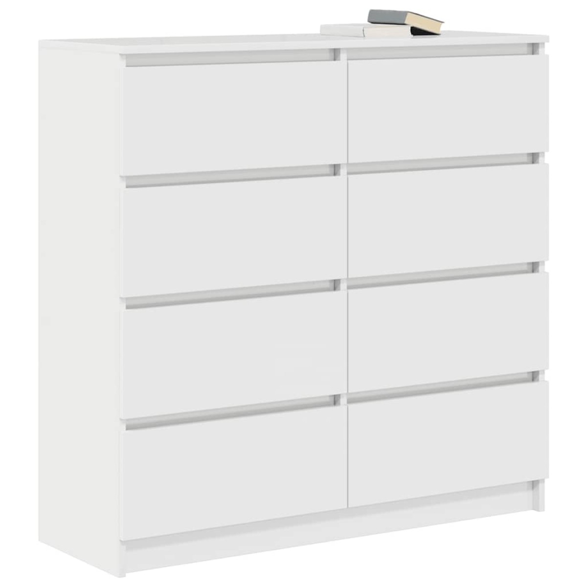 vidaXL Ντουλάπι Λευκό 100x35x99 εκ. Επεξεργασμένο Ξύλο