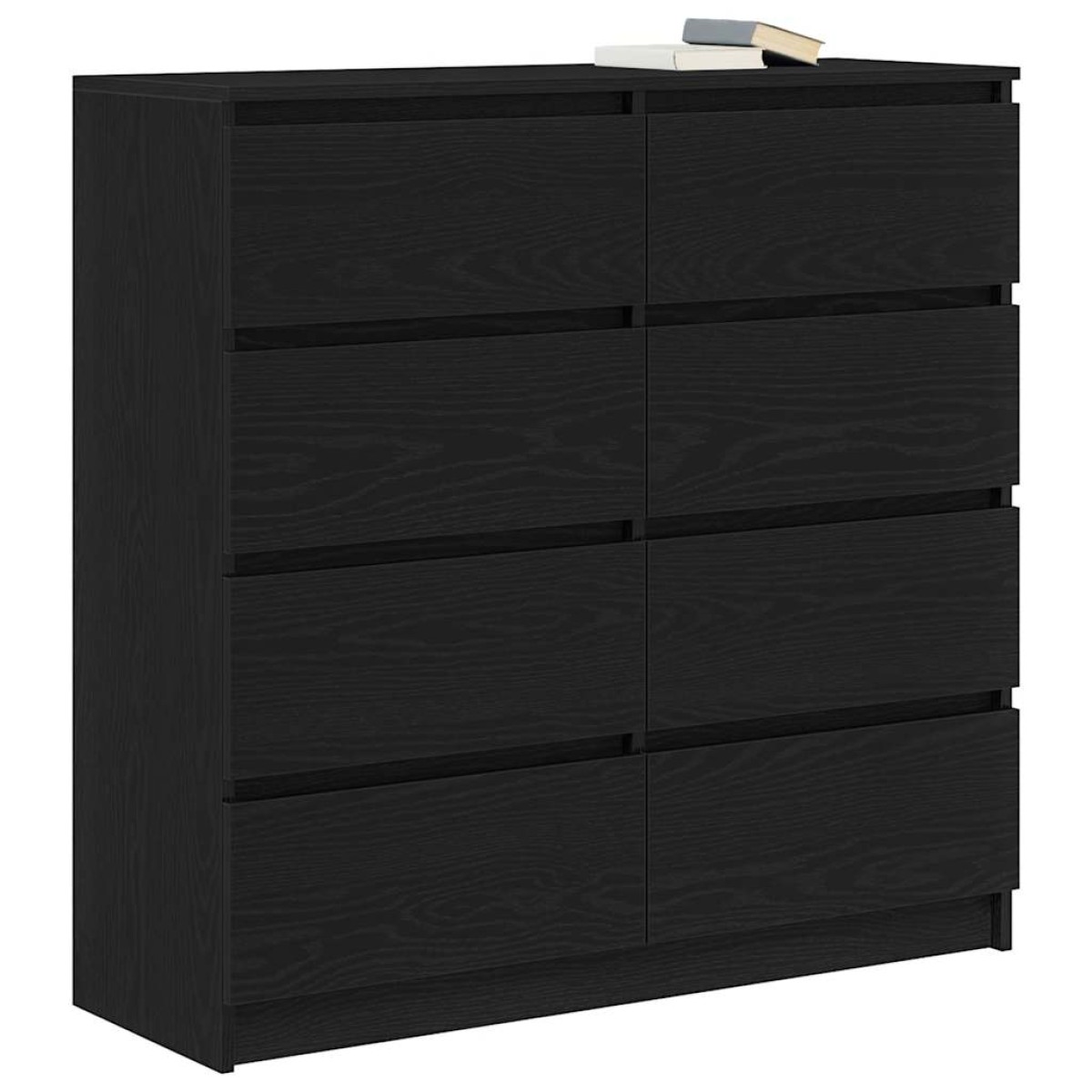vidaXL Ντουλάπι Μαύρη βελανιδιά 100x35x99 εκ. Κατασκευασμένο ξύλο