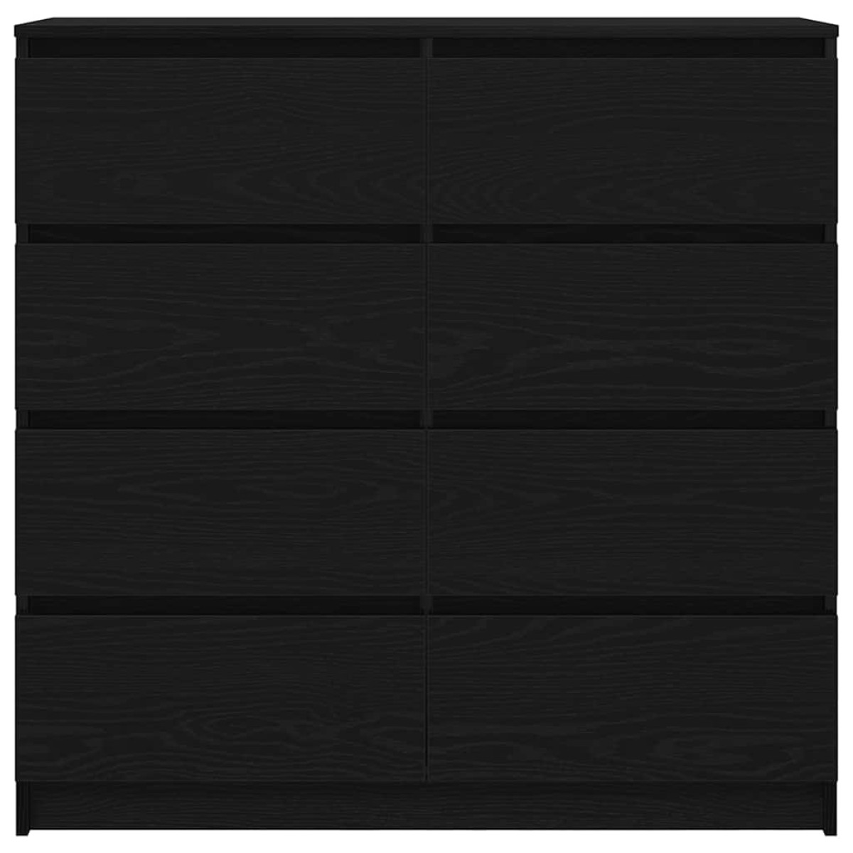 vidaXL Ντουλάπι Μαύρη βελανιδιά 100x35x99 εκ. Κατασκευασμένο ξύλο