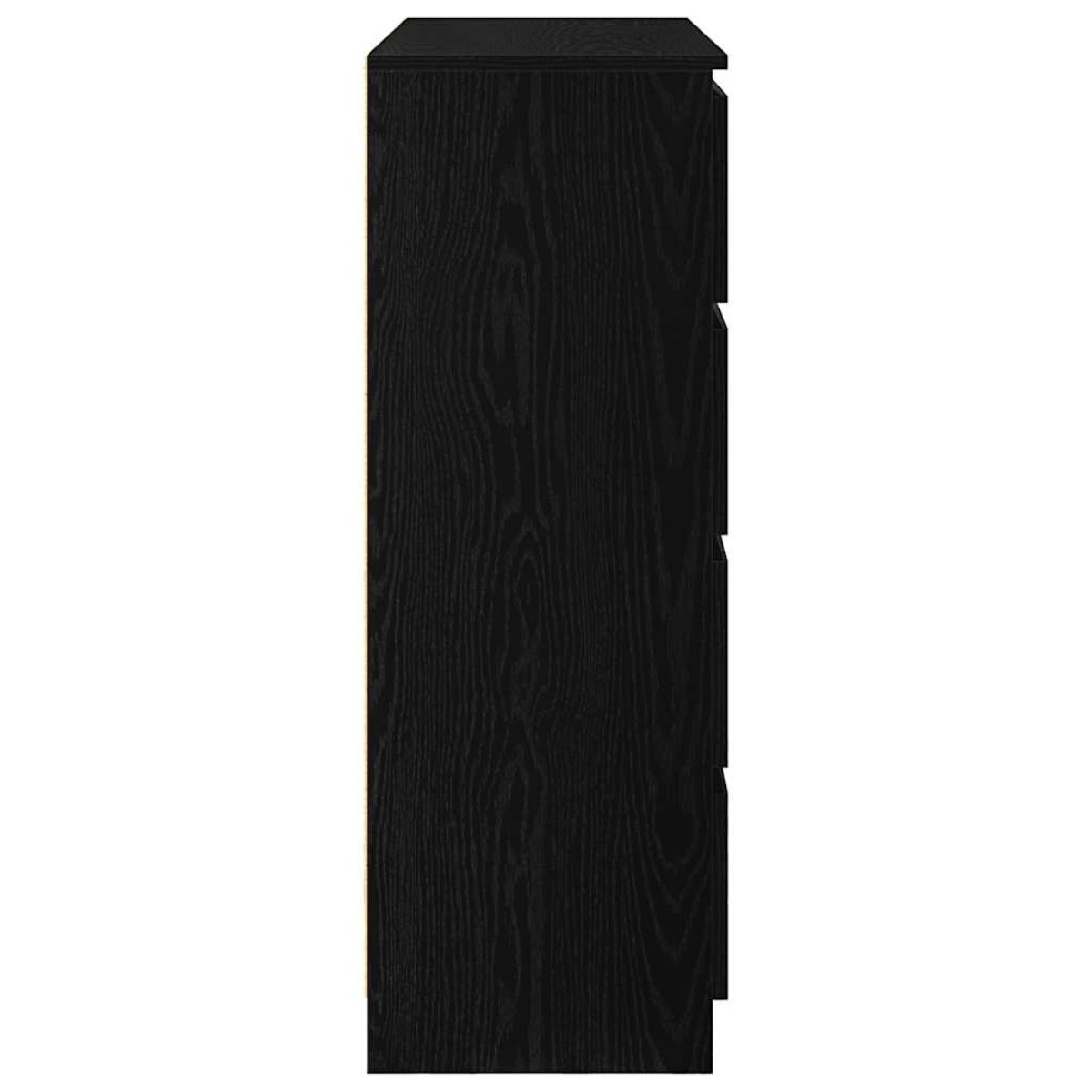 vidaXL Ντουλάπι Μαύρη βελανιδιά 100x35x99 εκ. Κατασκευασμένο ξύλο