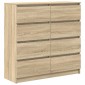 vidaXL Ντουλάπι Sonoma Δρυς 100x35x99 εκ. από Επεξεργασμένο Ξύλο