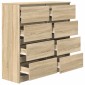 vidaXL Ντουλάπι Sonoma Δρυς 100x35x99 εκ. από Επεξεργασμένο Ξύλο