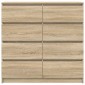 vidaXL Ντουλάπι Sonoma Δρυς 100x35x99 εκ. από Επεξεργασμένο Ξύλο