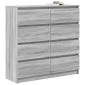 vidaXL Ντουλάπι Γκρι Sonoma 100x35x99 cm Ξύλινο μηχανουργικό ξύλο