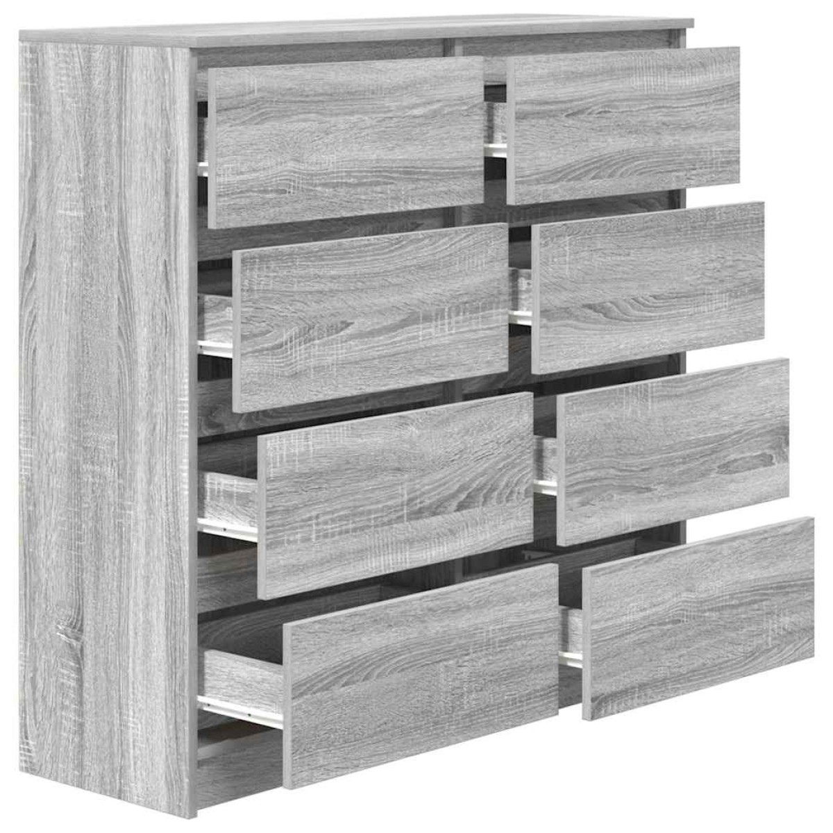 vidaXL Ντουλάπι Γκρι Sonoma 100x35x99 cm Ξύλινο μηχανουργικό ξύλο