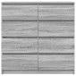 vidaXL Ντουλάπι Γκρι Sonoma 100x35x99 cm Ξύλινο μηχανουργικό ξύλο
