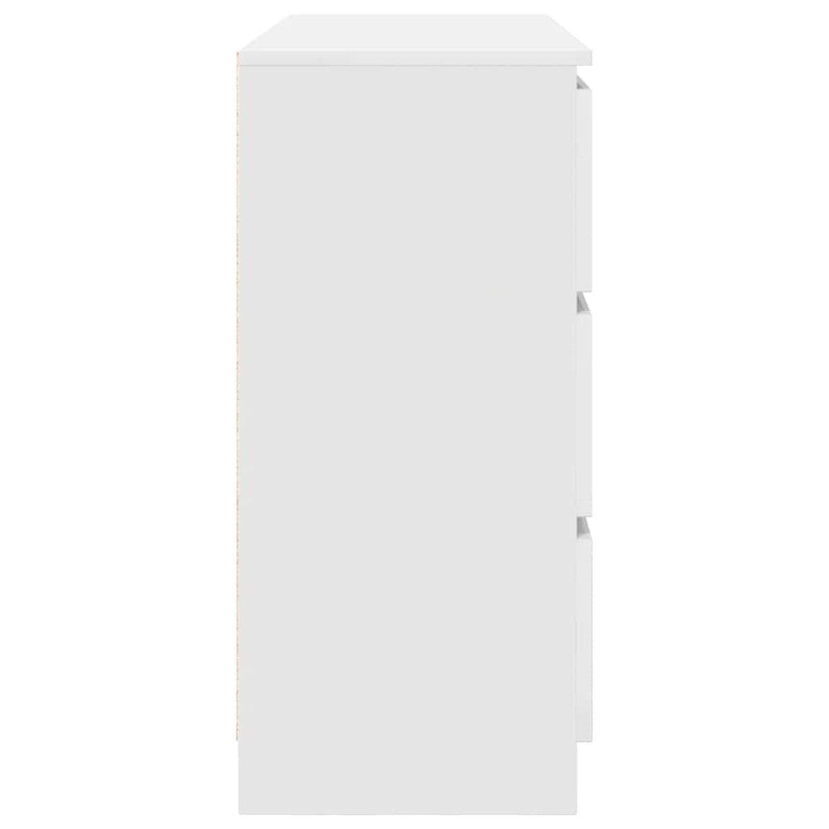 vidaXL Sideboard Λευκό 100x35x76 cm Κατασκευασμένο ξύλο