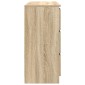 vidaXL Sideboard Sonoma Oak 100x35x76 cm Κατασκευασμένο ξύλο