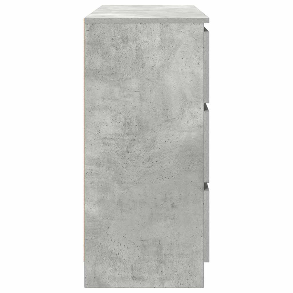 vidaXL Sideboard Μπετόν Γκρι 100x35x76 cm Κατασκευασμένο ξύλο