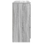 vidaXL Sideboard Γκρι Sonoma 100x35x76 cm Ξύλινο μηχανουργικό ξύλο