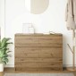 vidaXL Sideboard Artisan Oak 100x35x76 cm Κατασκευασμένο ξύλο