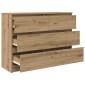 vidaXL Sideboard Artisan Oak 100x35x76 cm Κατασκευασμένο ξύλο