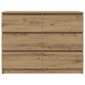 vidaXL Sideboard Artisan Oak 100x35x76 cm Κατασκευασμένο ξύλο