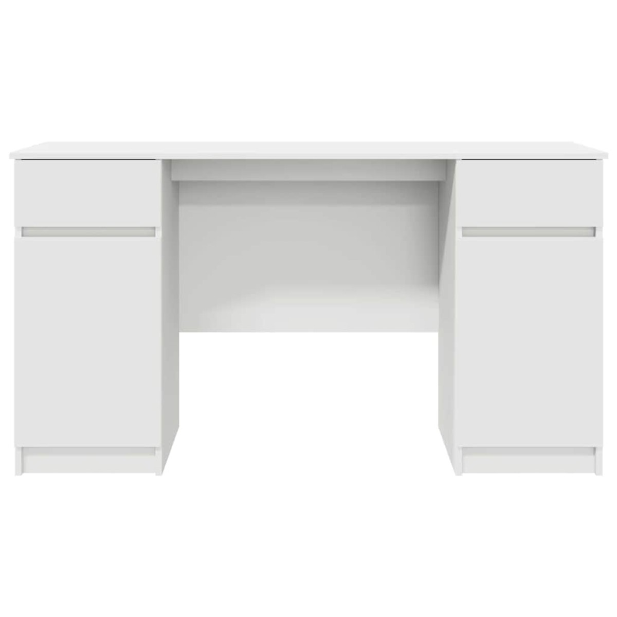 vidaXL Γραφείο Λευκό Επεξεργασμένο ξύλο 140 x 49 x 76 εκ.