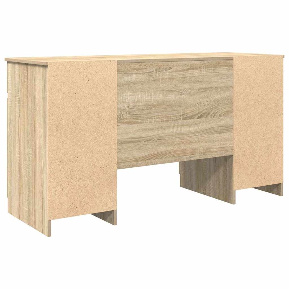 vidaXL Γραφείο Sonoma Δρυς Επεξεργασμένο ξύλο 140 x 49 x 76 εκ.