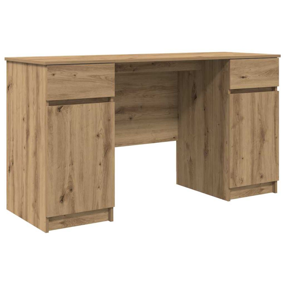 vidaXL Γραφείο artisan δρυς Επεξεργασμένο ξύλο 140 x 49 x 76 εκ.