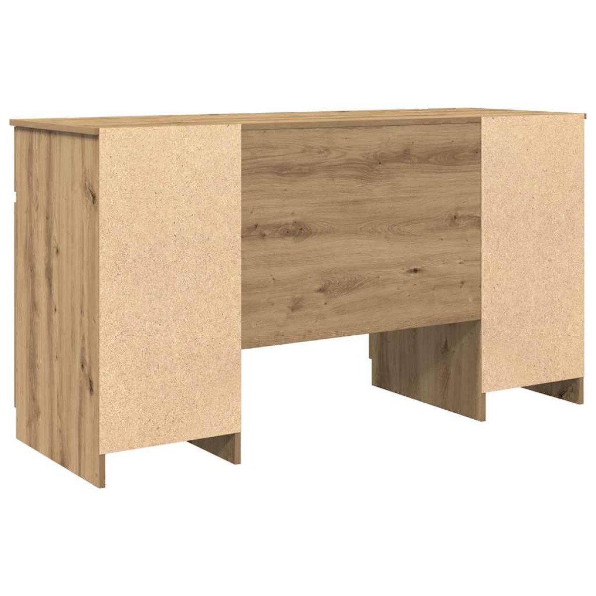 vidaXL Γραφείο artisan δρυς Επεξεργασμένο ξύλο 140 x 49 x 76 εκ.