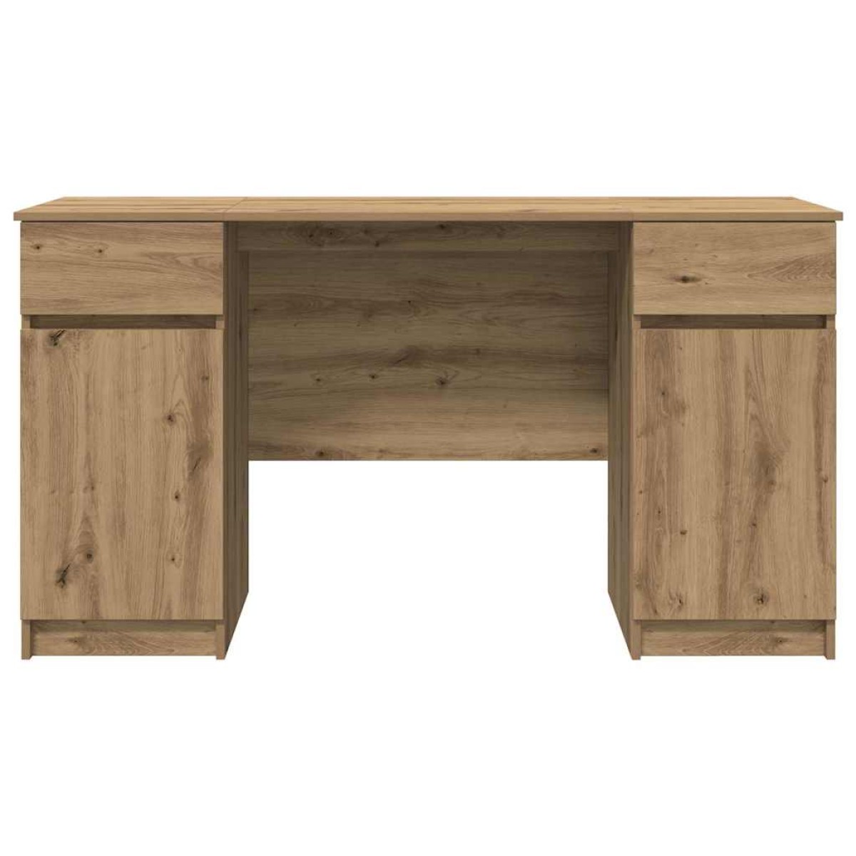 vidaXL Γραφείο artisan δρυς Επεξεργασμένο ξύλο 140 x 49 x 76 εκ.