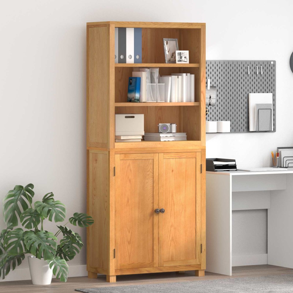 vidaXL Σετ Αποθηκευτικών Επίπλων 2 τμχ. Φυσικό 80 x 35 x 185 εκ