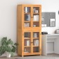 vidaXL Σετ Αποθηκευτικών Επίπλων 2 τμχ. Φυσικό 80 x 35 x 185 εκ