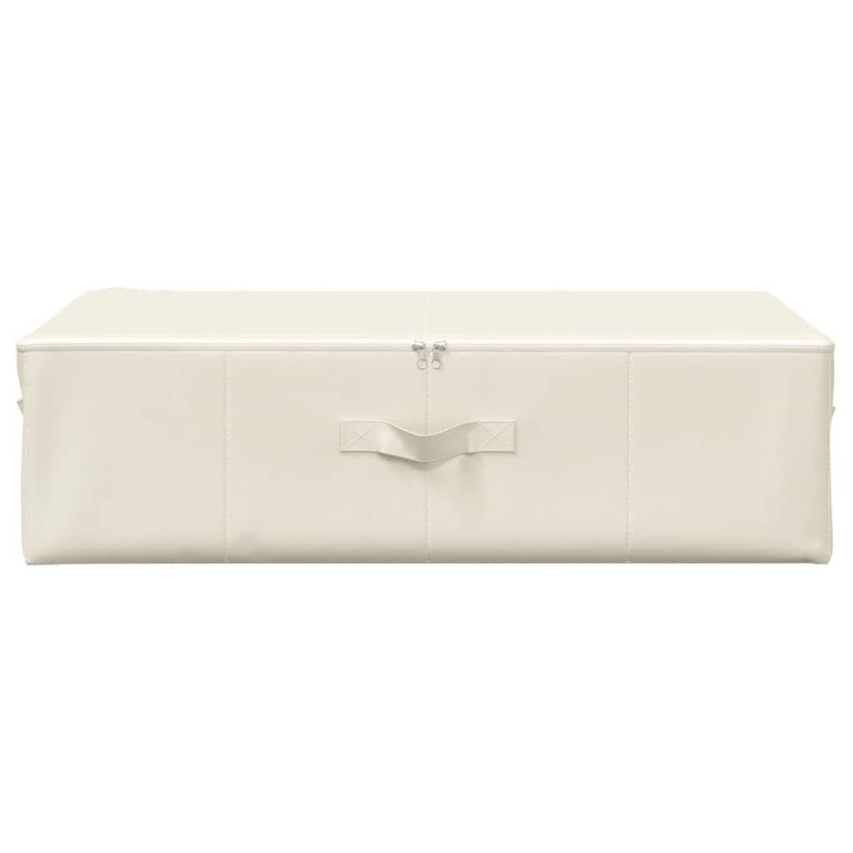 vidaXL Κουτί Αποθήκευσης Κρεμ 70 x 40 x 18 εκ. Υφασμάτινο
