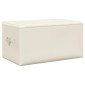 vidaXL Κουτιά Αποθήκευσης 2 τεμ. Κρεμ 43 x 34 x 23 εκ. Υφασμάτινα