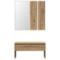 vidaXL σετ επίπλων διαδρόμου Artisan Oak Engineered Wood