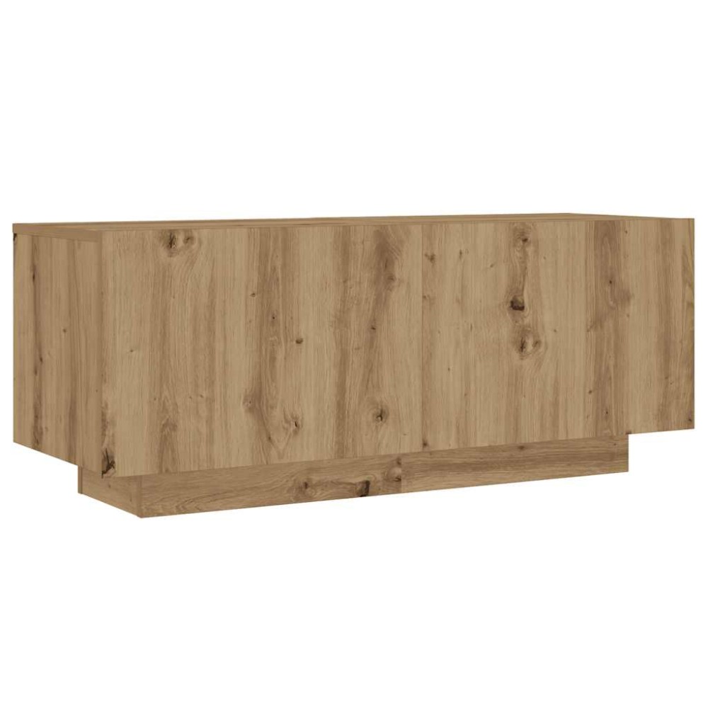 vidaXL Κομοδίνο τεχνίτης Δρυς 100x35x40 εκ. από Επεξεργασμένο Ξύλο