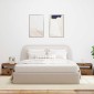 vidaXL Κομοδίνο με Φωτάκια LED από Παλιό Ξύλο 60x35x40 εκ. από Τεχνητό Ξύλο