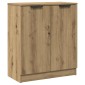 vidaXL Μπουφές 3 τμχ Δρυς τεχνίτης 60x30x70 cm Επεξεργασμένο ξύλο