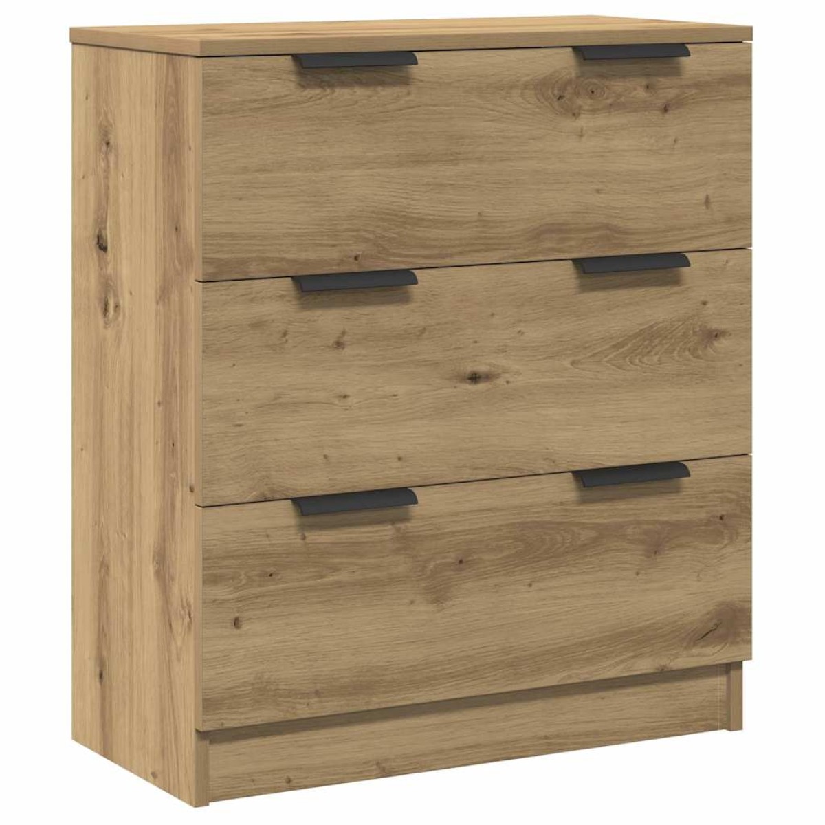vidaXL Μπουφές 3 τμχ Δρυς τεχνίτης 60x30x70 cm Επεξεργασμένο ξύλο