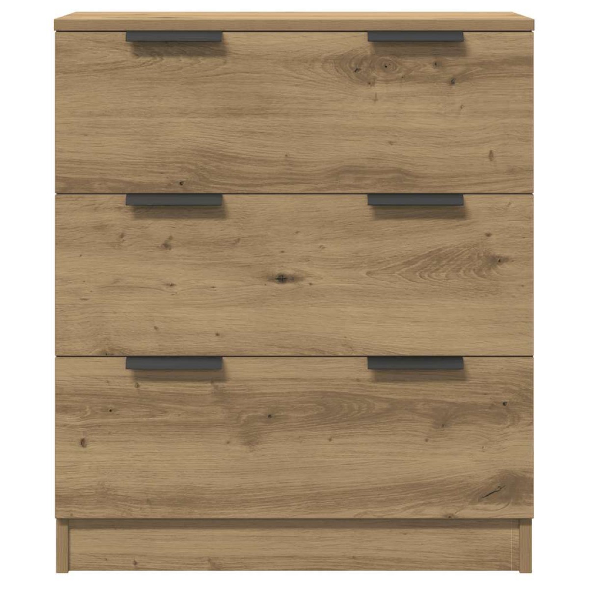 vidaXL Μπουφές 3 τμχ Δρυς τεχνίτης 60x30x70 cm Επεξεργασμένο ξύλο