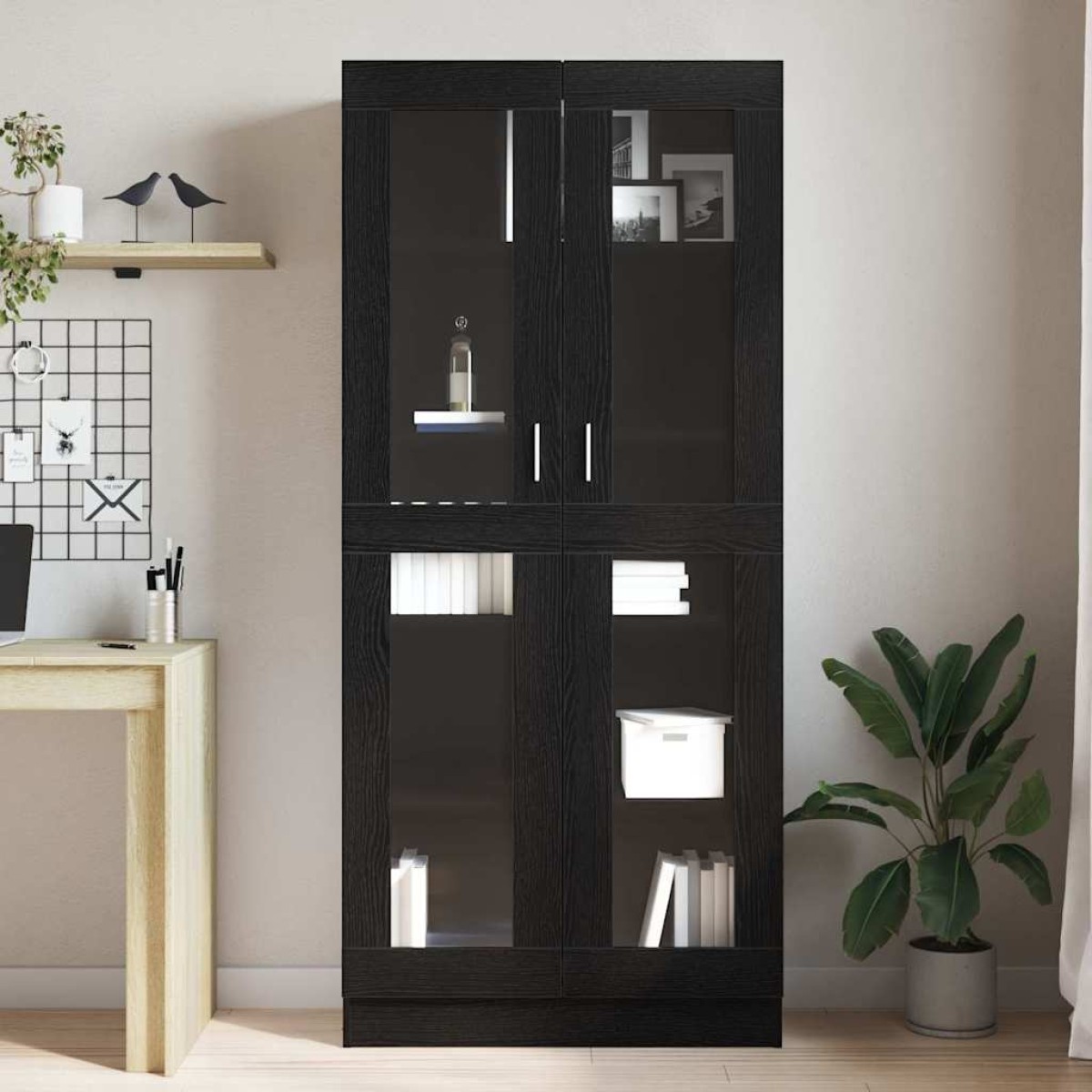 vidaXL Βιβλιοθήκη 4 επιπέδων 82,5 x 30,5 x 185 cm Επεξεργασμένο Ξύλο
