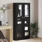 vidaXL Βιβλιοθήκη 4 επιπέδων 82,5 x 30,5 x 185 cm Επεξεργασμένο Ξύλο