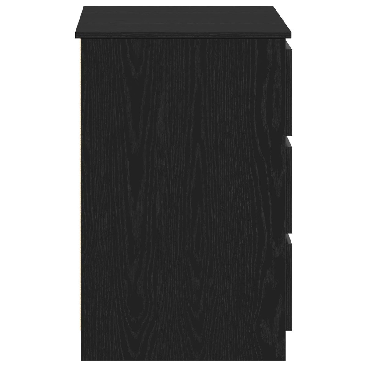 vidaXL Γραφείο Μαύρη Οξυά Επεξεργασμένο Ξύλο 140 x 50 x 76 εκ.