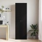 vidaXL Γραφείο Ντουλάπι Μαύρη Οξυά 60 x 32 x 190 cm Επεξεργασμένο Ξύλο