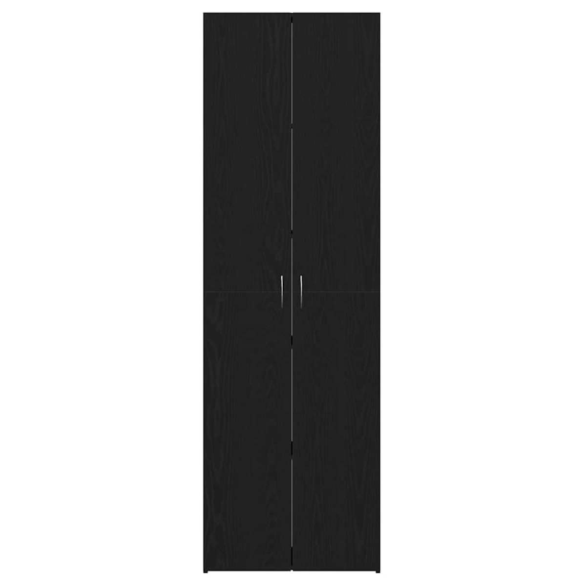 vidaXL Γραφείο Ντουλάπι Μαύρη Οξυά 60 x 32 x 190 cm Επεξεργασμένο Ξύλο