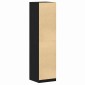 vidaXL Ντουλάπι Μαύρη Οξυά 50 x 50 x 200 cm Επεξεργασμένο Ξύλο