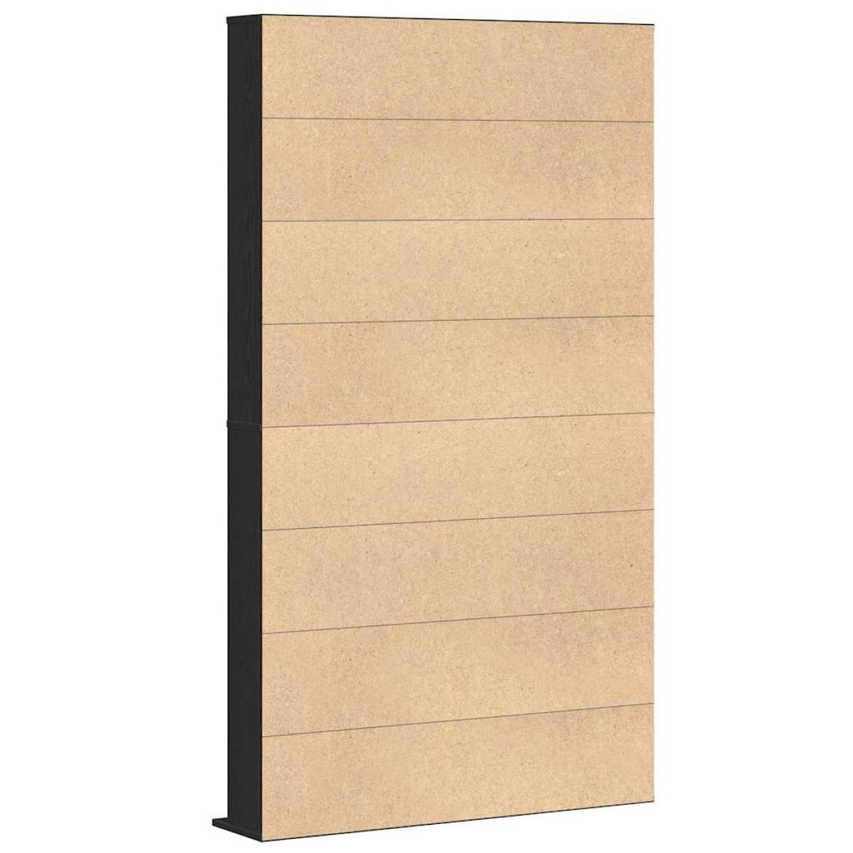 vidaXL Ντουλάπα CD Μαύρη Οξυά 101 x 23 x 177,5 εκ Επεξεργασμένο Ξύλο