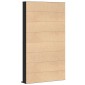 vidaXL Ντουλάπα CD Μαύρη Οξυά 101 x 23 x 177,5 εκ Επεξεργασμένο Ξύλο