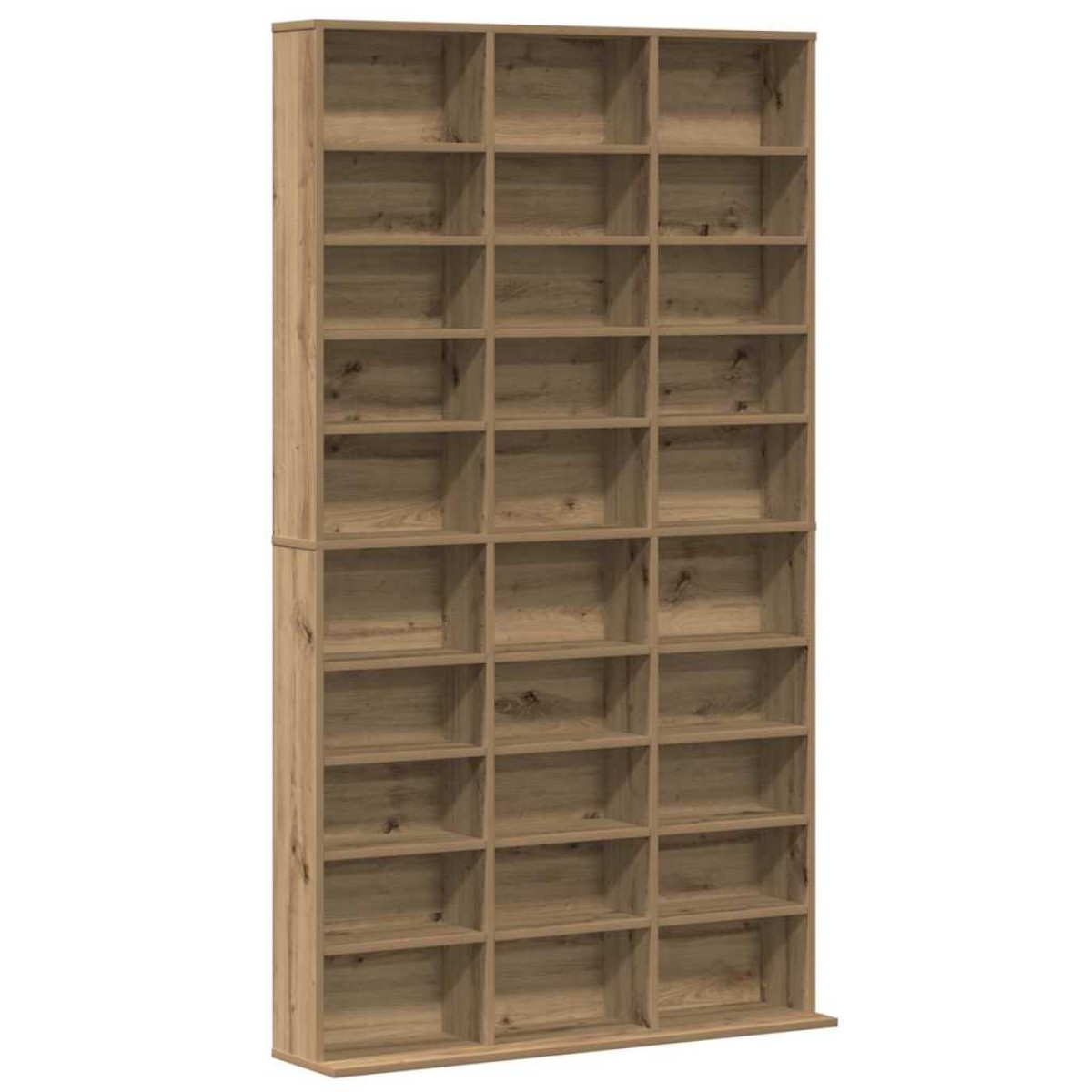 vidaXL Ντουλάπα CD Artisan Oak 101 x 23 x 177,5 εκ Επεξεργασμένο Ξύλο