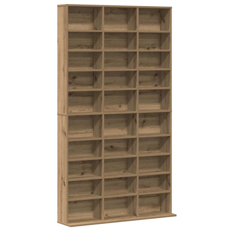 vidaXL Ντουλάπα CD Artisan Oak 101 x 23 x 177,5 εκ Επεξεργασμένο Ξύλο