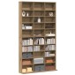 vidaXL Ντουλάπα CD Artisan Oak 101 x 23 x 177,5 εκ Επεξεργασμένο Ξύλο
