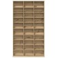 vidaXL Ντουλάπα CD Artisan Oak 101 x 23 x 177,5 εκ Επεξεργασμένο Ξύλο