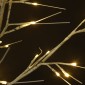 vidaXL Χριστουγ. Δέντρο Εξωτ./Εσωτ. Χώρου 220LED Θερμό Λευκό 2,2μ Ιτιά