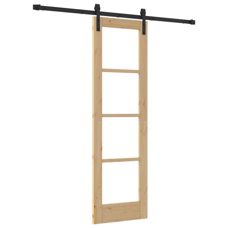 vidaXL Συρόμενη Πόρτα ORKDAL Φυσικό 61 x 198,5 εκ.