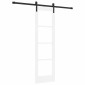 vidaXL Συρόμενη Πόρτα ORKDAL Λευκό και Μαύρο 61 x 198,5 εκ.