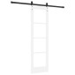 vidaXL Συρόμενη Πόρτα ORKDAL Λευκό και Μαύρο 61 x 198,5 εκ.